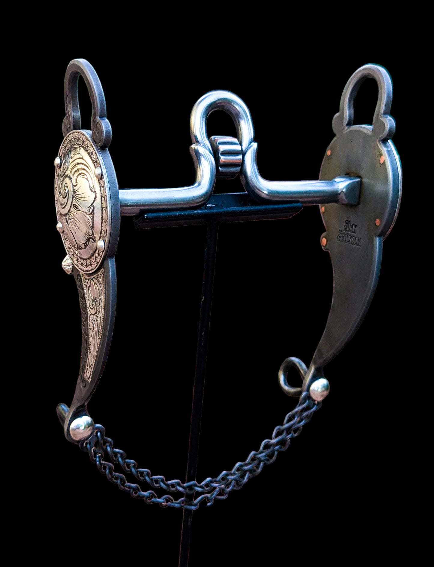 Hand made large concho Bit.